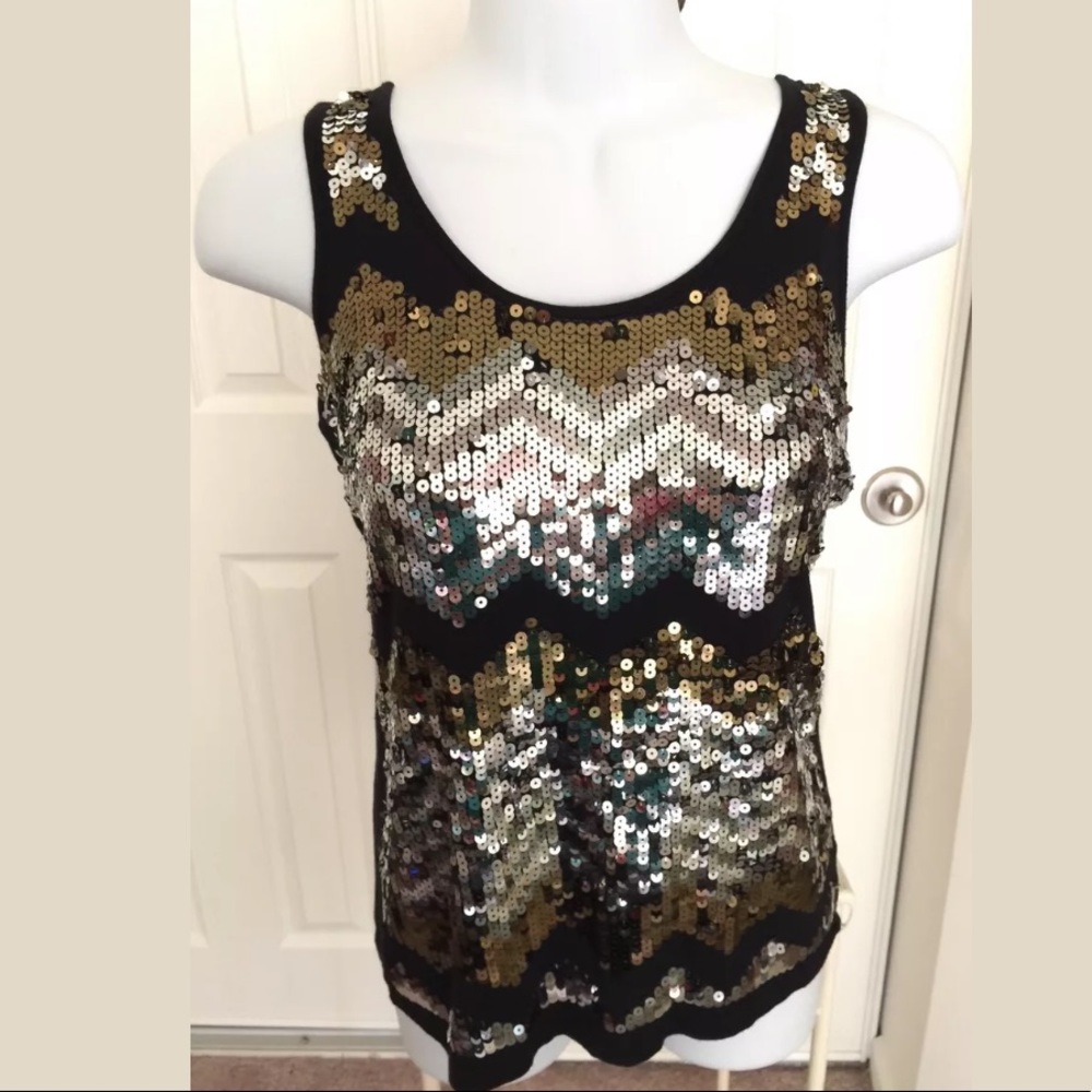 ANA Sequin Blouse women’s size small
